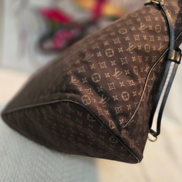 Louis Vuitton Neverfull MM Monogram Ideal Fuzan Dark Brown - Picture 9 of 15